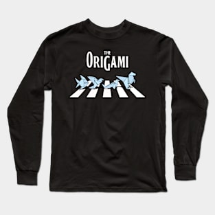 The Origami Retro Origami Gifts Funny Origami Long Sleeve T-Shirt